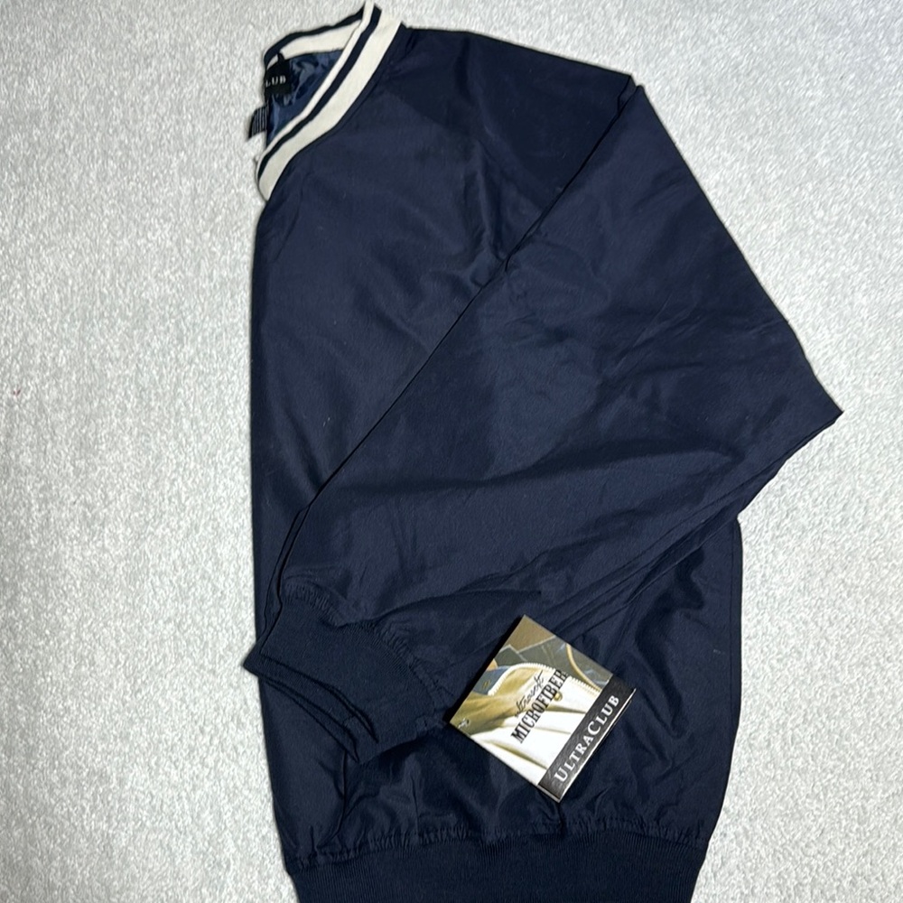 NWT Ultra Club Men's Golf Navy Windbreaker Various Sizes